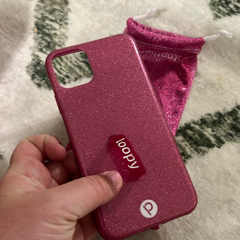Pink sparkle, IPhone 13 max